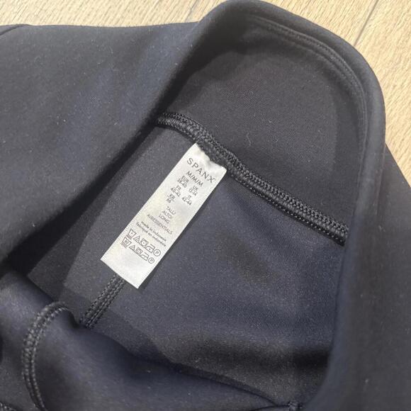 Spanx High-Rise Flare Pants in Black Size Medium Tall Modal Blend - Picture 3 of 3